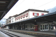 Klosters, Rhätische Bahn, 13. July 2004